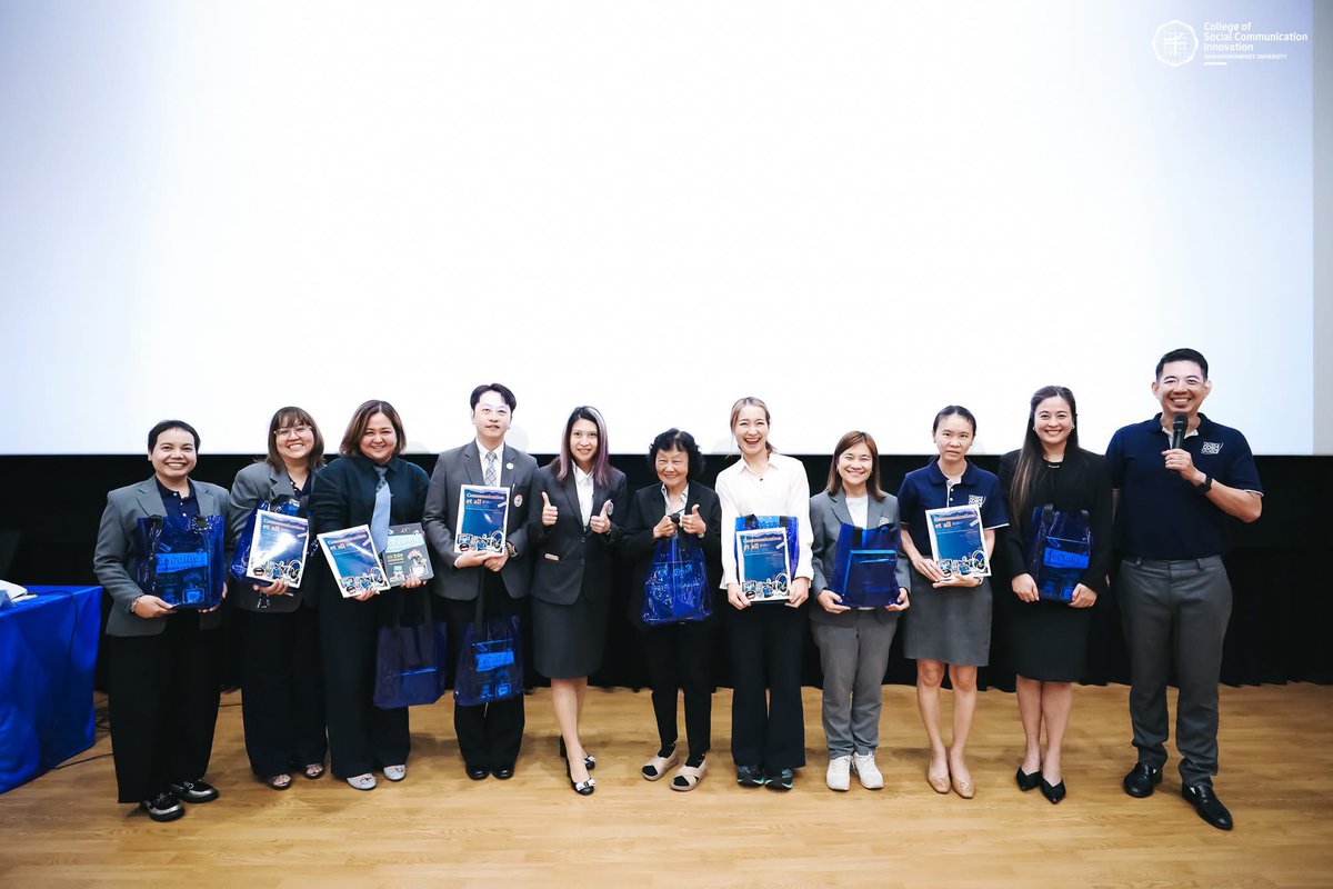 CosciSWU's tweet photo. COSCI 20: Reflect on Our Roots, Reimagine Our Route
งานเสวนาวิชาการ เนื่องในโอกาสครบรอบ 20 ปี COSCI
ได้จัดงานเสวนาวิชาการ เนื่องในโอกาสครบรอบ 20 ปี โดยได้รับเกียรติจาก รองศาสตราจารย์ ดร.กาญจนา แก้วเทพ มาปาฐกถาพิเศษในหัวข้อ “Communication et all”
#cosci #swu #cosciswu #ทีมนวัต https://t.co/rI2dks9j3A