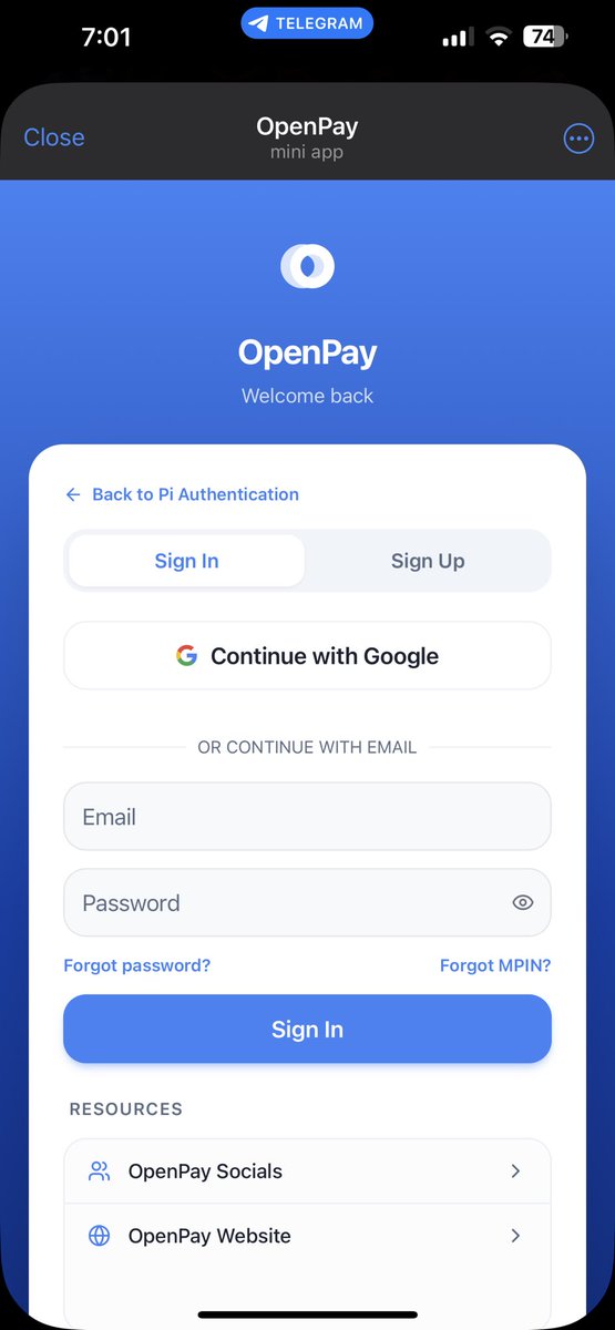 wainfoundation's tweet photo. 🚀 OpenPay is now LIVE on Telegram Mini App! @PiCoreTeam @OpenPayTeam @OpenAppOfficial 

Send & receive payments instantly—right inside Telegram. Fast, secure, and built for the future of Web3 💙

👉 Try it now: https://t.co/HIsdlZaFib

👉OpenApp : https://t.co/vw9rLygAyW

📰 Read the blog: https://t.co/xH1enUPJsG
🛒 Explore the collection: https://t.co/6unAX9IQvh…
🌐 OpenPay Mainnet: https://t.co/jhzugji8ji
💙 TOP2 Testnet: https://t.co/9dRQIXSoqa
📖 Pi Whitepaper: https://t.co/L8TBJ2kbJ3
📖 OpenPay Whitepaper: https://t.co/dK48W5G3fZ
📊 Pitch Deck: https://t.co/H0Vvqs9CFn
💙 Follow Us: https://t.co/Gtx71WBCs8

#OpenPay #Telegram #Web3 #Crypto #PiNetwork #MiniApp