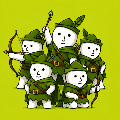 MerryMenRWA's tweet photo. Hello world. We are the $Merrymen 

Update your PFP and join the biggest cult on Robinhood Chain

0x10ae2f9345dd9c8bb0853971f41c9b4e9f9f3bf2 https://t.co/Gjxxl8Br75