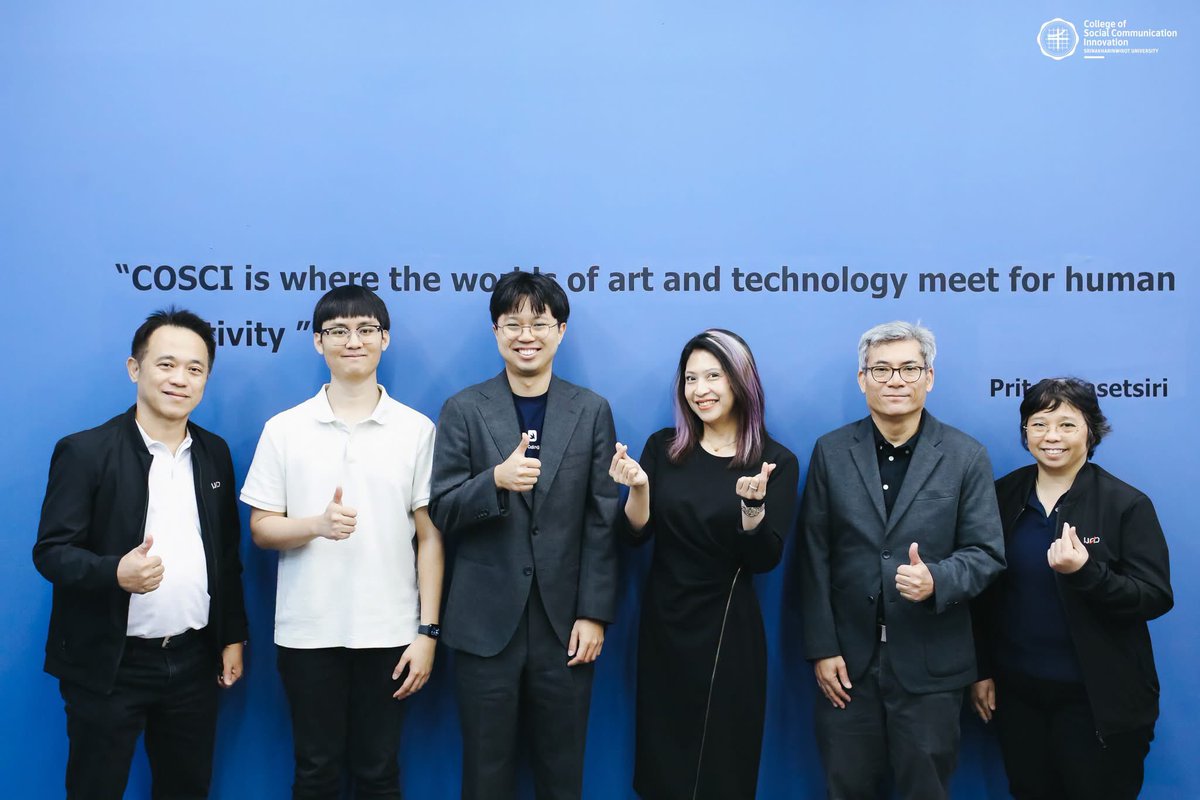 CosciSWU's tweet photo. ภาพบรรยากาศ การประชุมความร่วมมือการเป็นเจ้าภาพร่วม งาน Swift Hackathon 2026 รอบที่ 2 (รอบชิงชนะเลิศระดับประเทศ)
👥 ร่วมมือโดย
Swift Club Thailand
Apple Certified Trainer
และ วิทยาลัยนวัตกรรมสื่อสารสังคม มศว
📅 เมื่อวันที่ 6 กรกฎาคม 2569
#cosci #swu #cosciswu #ทีมนวัต #ทีมมศว https://t.co/cAx3PBmYxT