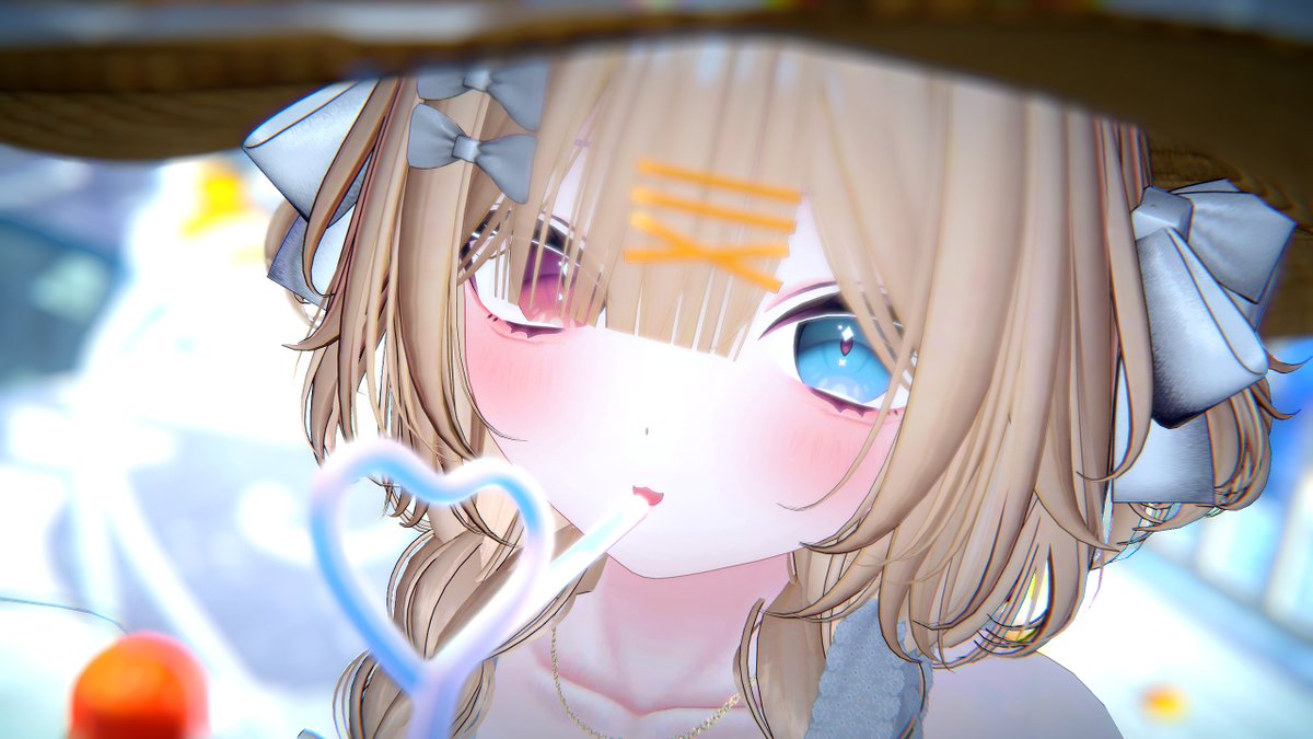 piu_cha's tweet photo. いっしょに涼も？🏖️🍋

#ルーニャちゃんフォトコン2026 
#VRChat #Runya3D #てんぱすおおもり https://t.co/CpW3KBzeMV