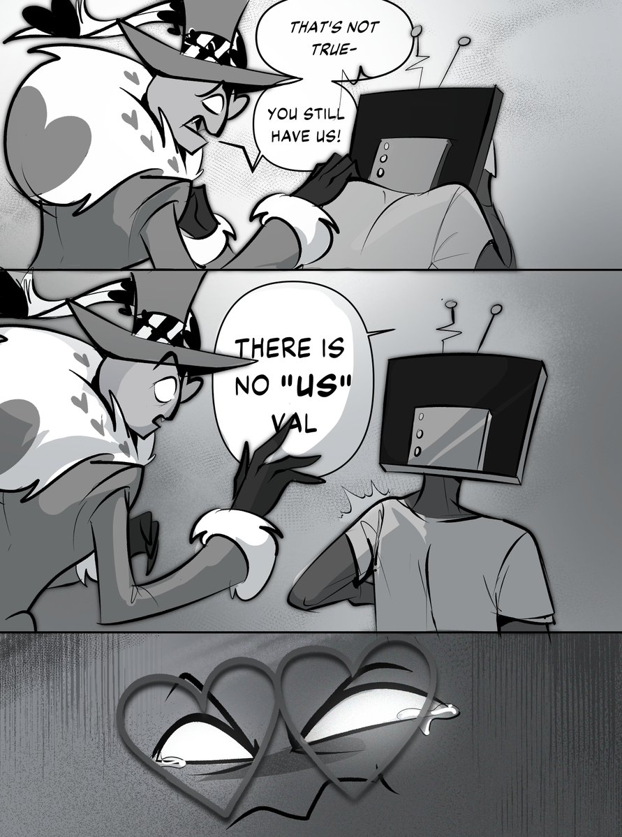 pinksartdump's tweet photo. (5-10/??) end of chap1 ✨computah make it supah angsty #pinksvoxau #radiostatic https://t.co/Mkvvs3ZlQP