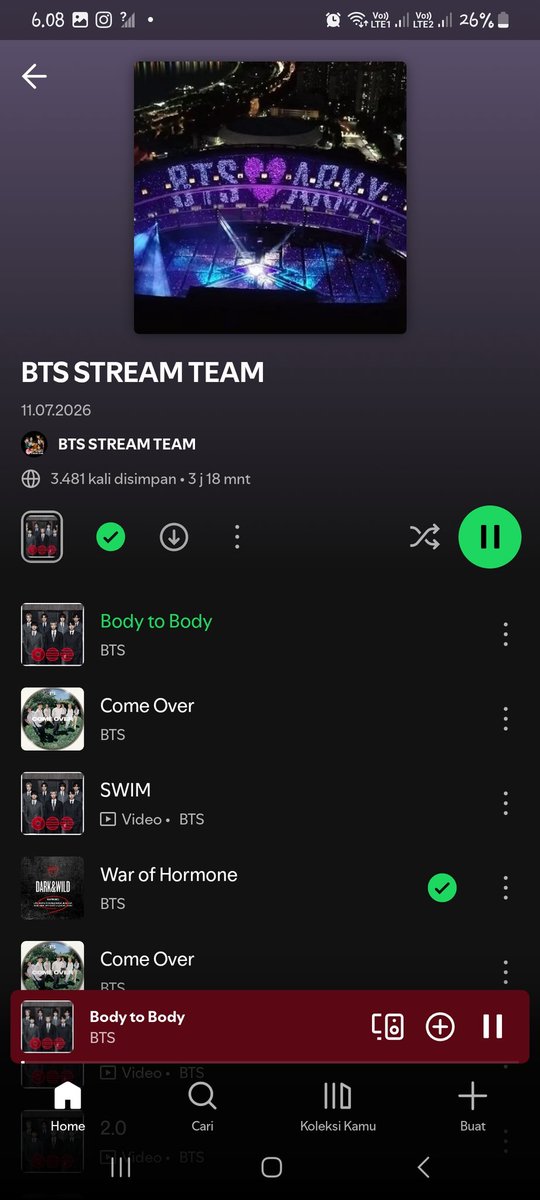 Sugamybee's tweet photo. @apobangpobase ARMY DAILY STREAMING
#BTS #BTS_ARIRANG #BTS_SWIM https://t.co/FgkEHGQzPQ