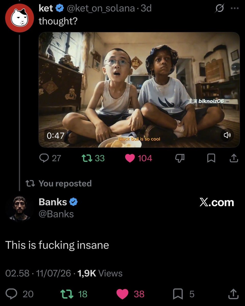 0x_DWx's tweet photo. Still fading KET ?

Many big accounts have already interacted with @ket_on_solana contents and they love it.
@vibhu @toly @world_xyz @Banks 

Invest in a good cat coin.

Invest in $KET. https://t.co/61GtIsby41