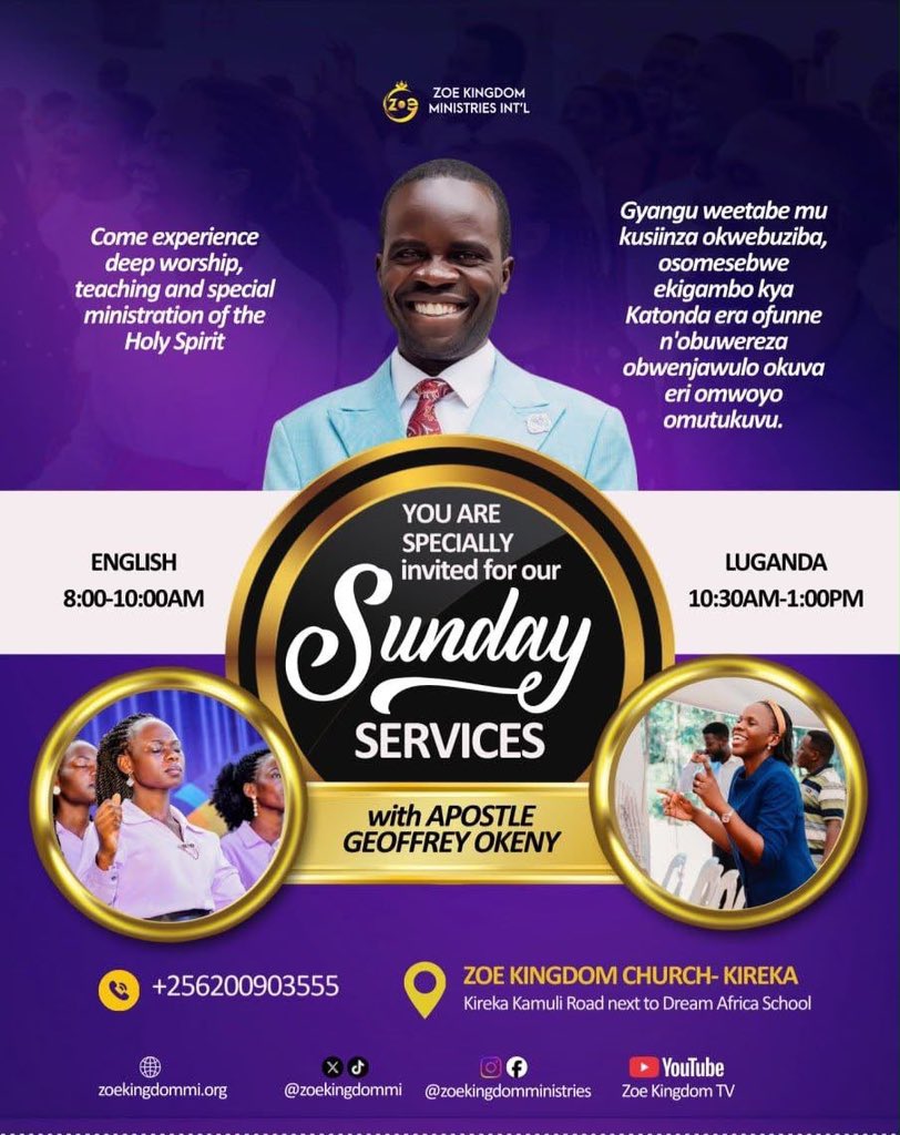 ZoeKingdommi's tweet photo. Join us every #Sunday 
#zoekingdomchurch
#kirekabranch
#8am
#10:30am https://t.co/7cH8Dw9AFl