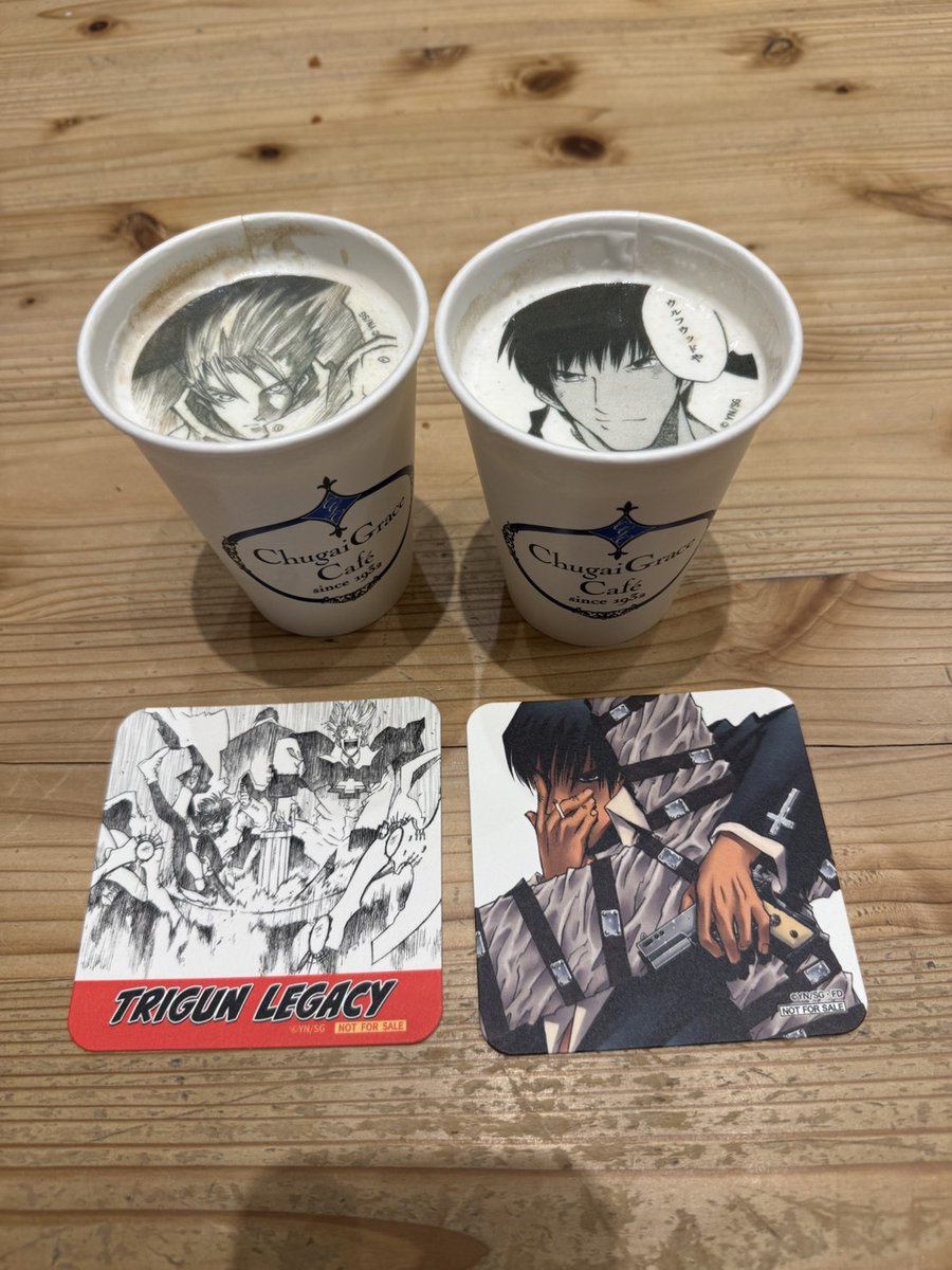 ka_dd_416's tweet photo. 今日はお昼にカフェ行く予定でしたが発熱して行けず、代わりに友達が行ってくれてコースター牧で神だしランダムラテも神 https://t.co/ZM6Wv6wZUq
