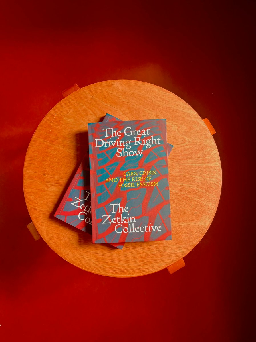 ZetkinCo's tweet photo. We're excited to announce our next book! *The Great Driving Right Show: Cars, Crisis and the Rise of Fossil Fascism* will be published by @VersoBooks one month from today.  

Here it is, in the flesh. You can pre-order now! https://t.co/aDRrOmNWan https://t.co/zuXtpvWcvT