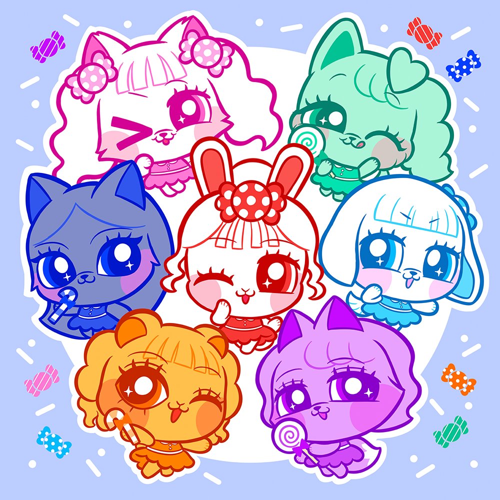 CANDY_TUNE_'s tweet photo. 🍬⚡️🎵 KAWAII FRIENDS 🎵⚡️🍬

CANDY TUNEみんなの"KAWAII"という
ポジティブなパワーから生まれた
個性をイメージして誕生したキャラクター

•.＼⋆˳˙ 𓊆🍬 あめちゅん 🍬𓊇 ˙˳⋆／.•

いっしょにいると元気がもらえて、
もっともっと"NEW WAY"な
気持ちになれる子たちです🎊

これからたくさんかわいがってね💘

#CANDYTUNE #きゃんちゅー