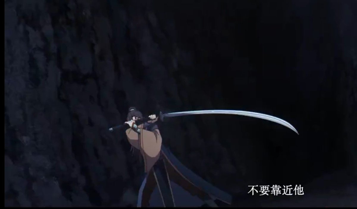 kyokutsun's tweet photo. mu qing holding zhan madao is one of my fav things cause what do u mean his sword is so much bigger and he can swing it with ease https://t.co/28bfX7tmvV
