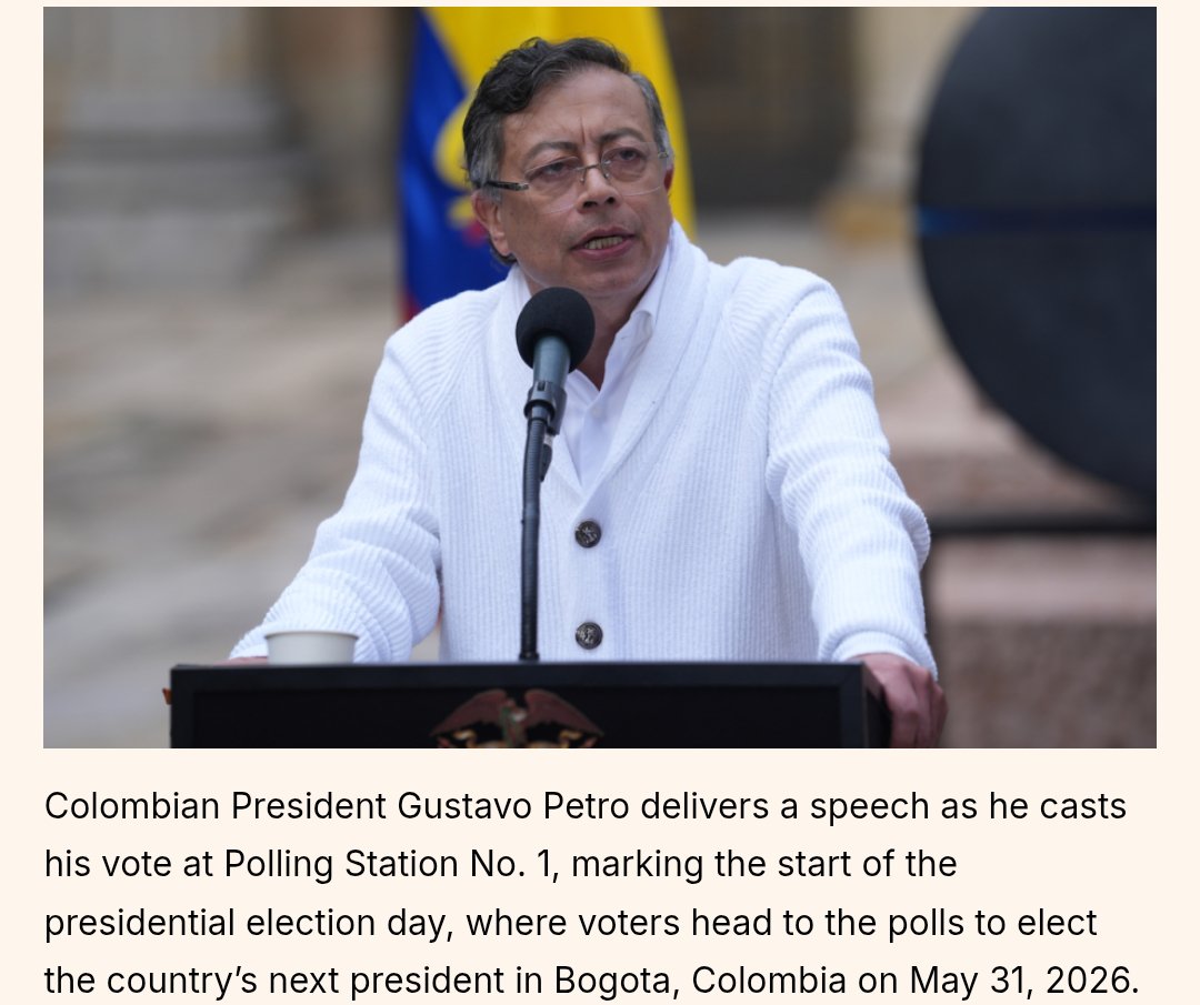 aibangash's tweet photo. Outgoing #Colombian President Gustavo #Petro has accused Israeli cyber-intelligence company #BlackCore of executing a massive digital disinformation campaign to manipulate the outcome of the country’s recent presidential elections, Anadolu reports. https://t.co/nZzZjm8OTb