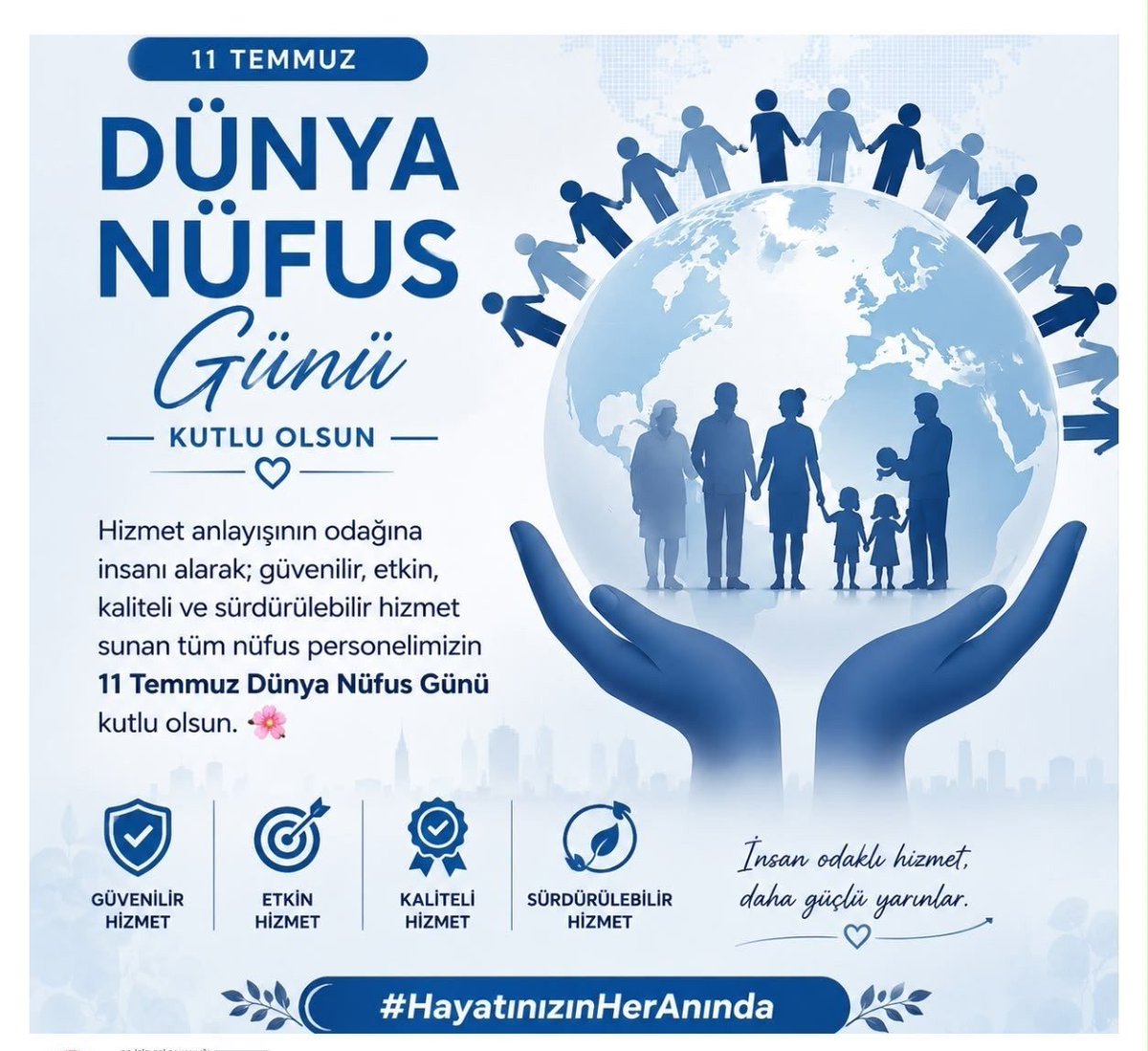 afyon_nvi's tweet photo. #DünyaNüfusGünü 'nde, gezegenimizin en değerli varlığı olan insanlığın geleceği için çalışıyoruz.

#AfyonkarahisarNüfusAilesi olarak, kaliteli ve insan odaklı nüfus hizmetleriyle vatandaşlarımızın #HayatınızınHerAnında yanındayız.

@mustafaciftcitr 
@turanbulent 
@aktasnaci
#NVİ https://t.co/j9juTsYQZI