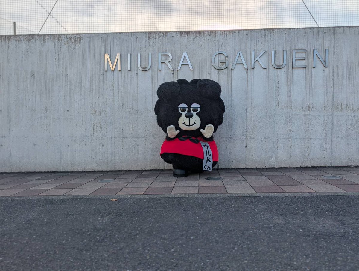 woldo_WDnagoya's tweet photo. 今日はしゅーZONEとけんてぃのバレーボール教室のお手伝いで、横須賀まで連れて来てもらったんだド〜🎊✨

会場の学校では、みんなが仲良くしてくれて、生徒さんもと〜っても礼儀正しくてビックリしたド😳❣️

みんなありがド〜😭💖

#ウルフドッグス名古屋
#ウルドくん https://t.co/xfbJ7270sR