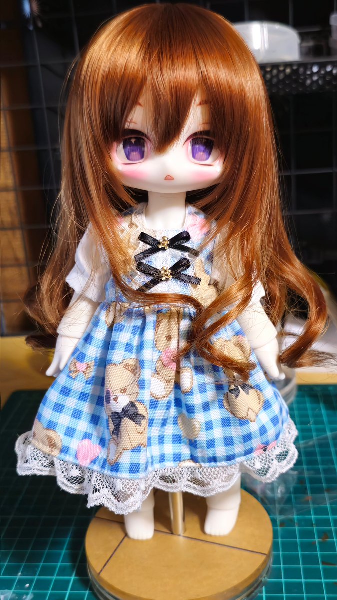 BnS_rave's tweet photo. この子
じつは
小牧ドール行く前に
メイクしたBONBONGALAXYの
けいちゃんなんです★☆
ギリギリ間に合った感じ

アイは
@konohanadoll さん
お洋服は
@marimo_ribbon さん

とても可愛い作品です★☆ https://t.co/PCspM9pZvq