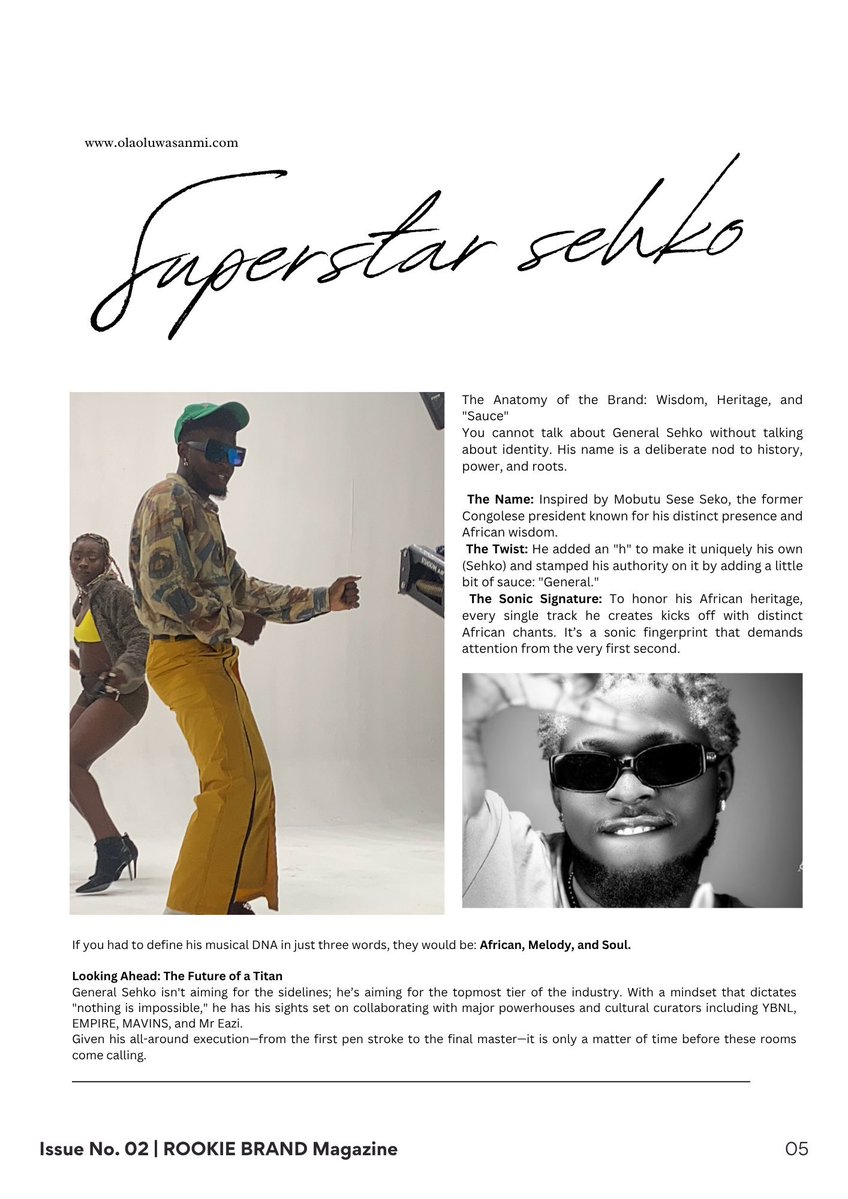 GeneralSehko's tweet photo. Brand Rookie of the month of July. 

Cc. @rookie_brand @olaoluwasanmi @boi_kuti8 @Brezzy_Smalls @Demoboy18 https://t.co/VR7TSYp77u