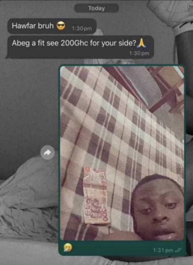 MRATOBS's tweet photo. Boy no be fam 😭😓
CALBANK https://t.co/mu9l4iotxD