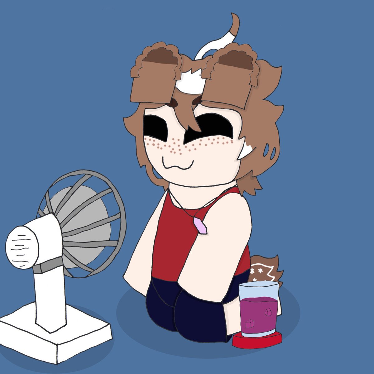 FWintra's tweet photo. Me the last few days, with this summer heat https://t.co/DRTvuqcMCL