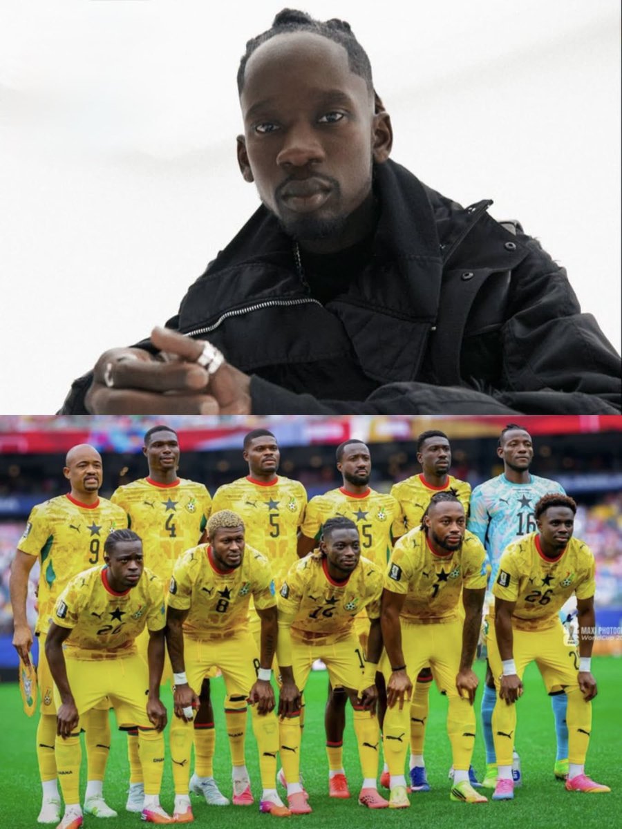 the4tharm0's tweet photo. 🇬🇭🇳🇬Ghanaian Based Nigerian Musician Mr Eazi reveals he’s one of the Sponsors of the Black Stars: 

“I went to watch Ghana at the World Cup because I’m one of the people sponsoring the team.” https://t.co/11H6Ns7cBg