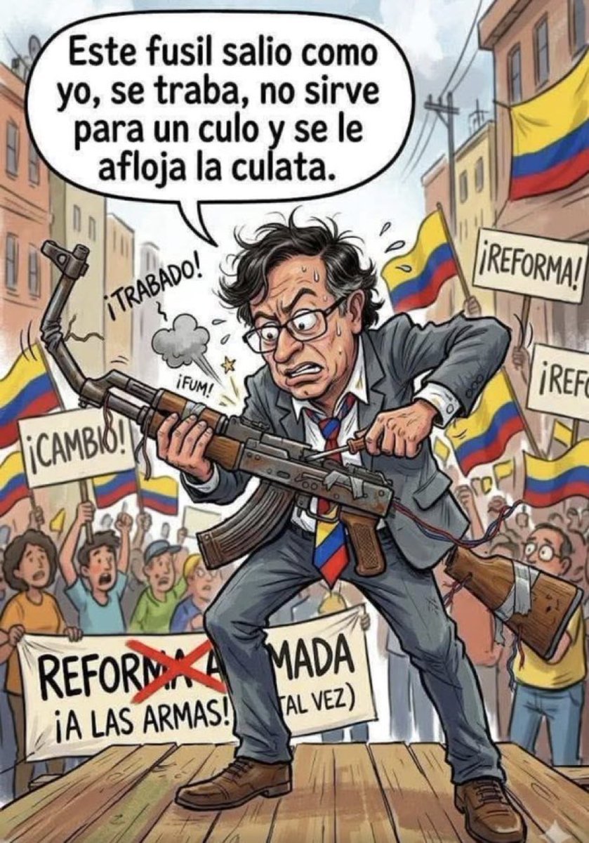RAULMEDINA10194's tweet photo. FUERA PETRO DROGADICTO CRIMINAL https://t.co/cyfSg7hxRd