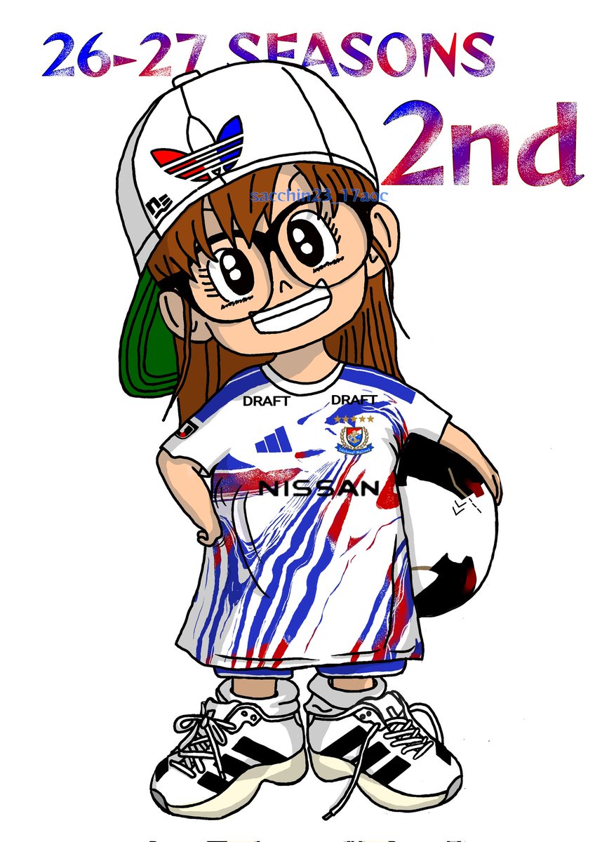 続きましては2ndです 今流行りのインスタの手書き風で描いたのと