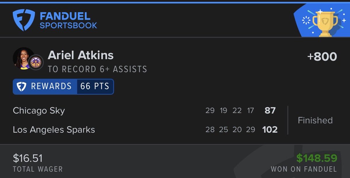 AshonCofield's tweet photo. Woke up to another halftime slip hit. Atkins has 3 at the half as well. https://t.co/ra7kcgy7hL