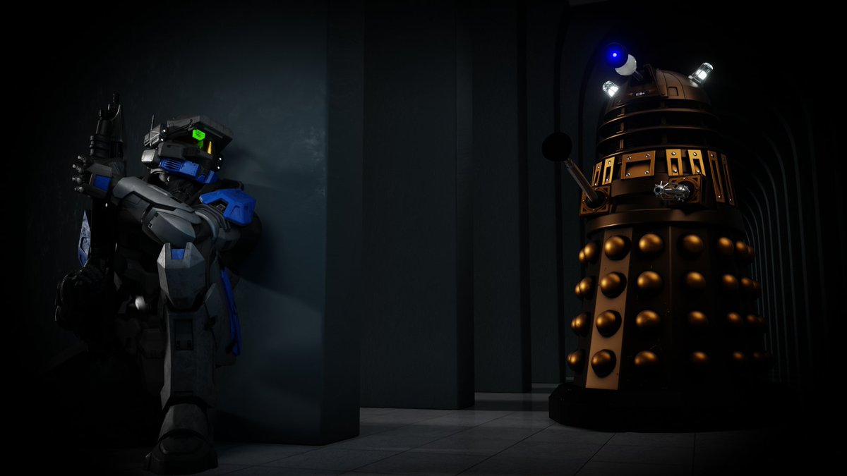TheTardisGal's tweet photo. The most dangerous thing in the universe...
#HaloSpotlight #Blender https://t.co/0eOTvZzs4G