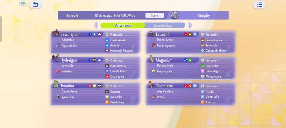 krlos_cb's tweet photo. 15-1🚀 en esta ocasión hasta Master, con esta composición "hyperoffense" en la que combinamos a M-Meganium y un modo Sand.

Os comparto el código del equipo, que tiene líneas sólidas contra los 4 equipos más top de las últimas semanas, y os doy un par de detalles como siempre👇. https://t.co/s6v0NSATDb