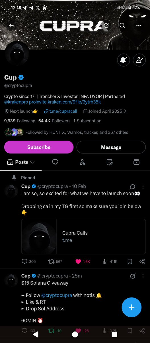 tifebethy1's tweet photo. @cryptocupra 64oKNbUvEBocTBK38Jk3Q2VgmNE4246FHUwcsrkNgfMY https://t.co/kIpq3aVvvm