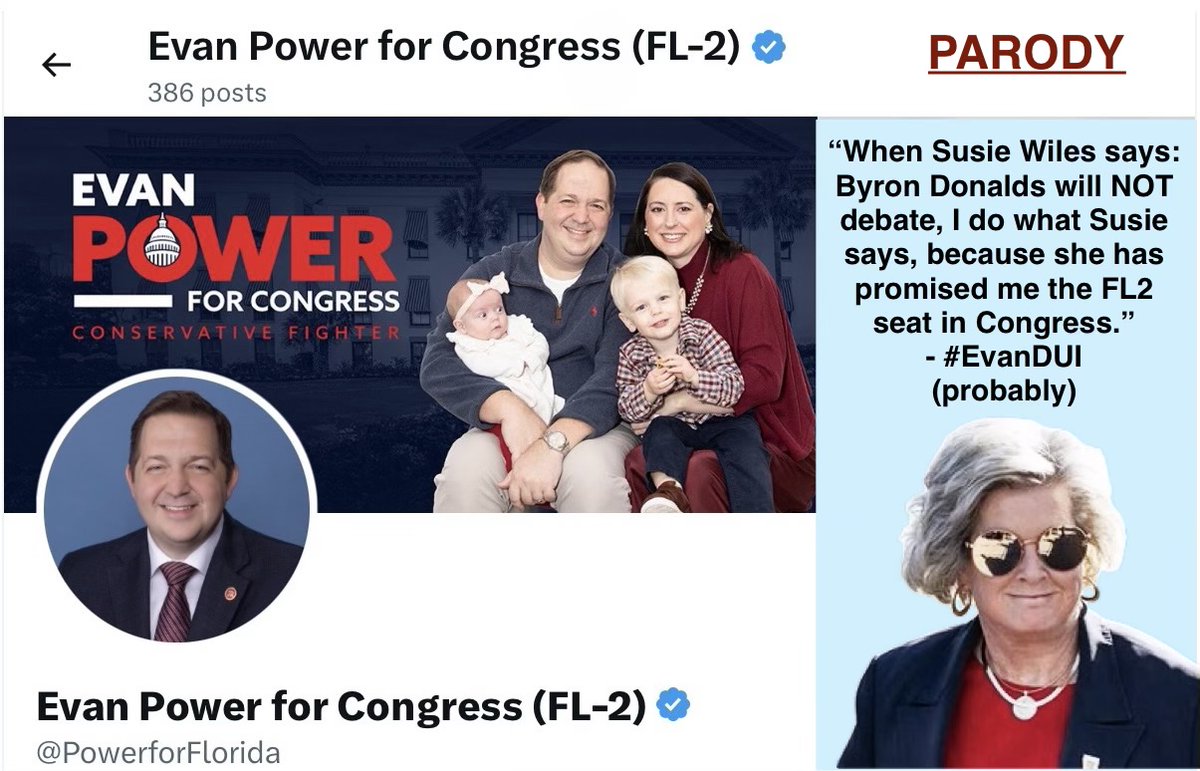 KilkennyTek's tweet photo. @Gabriella4477 #EvanDUI is CORRUPT. His agreeing to NOT subject #ByronDonalds to a debate where #NeverByron would have to answer for his unethical, criminal activities in exchange for Susie Wiles supporting him for #FL2 is flat-out CORRUPTION. Power should be prosecuted. https://t.co/WBeFyqurQ1