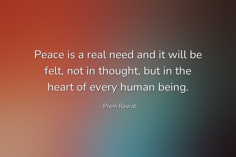 theYPI's tweet photo. #PremRawat #prem #rawat #premrawatji #satsang #music #premrawatquotes #PeaceIsPossible #KnowTheSelf #PEP #PeaceEducationProgram #peaceeducation #PEAK #peace #inspiration #Breath #quotes #dailyquotes #life #human #breathbook #hearyourselfbook #tprf #wopg https://t.co/U6Ou5VWMBF