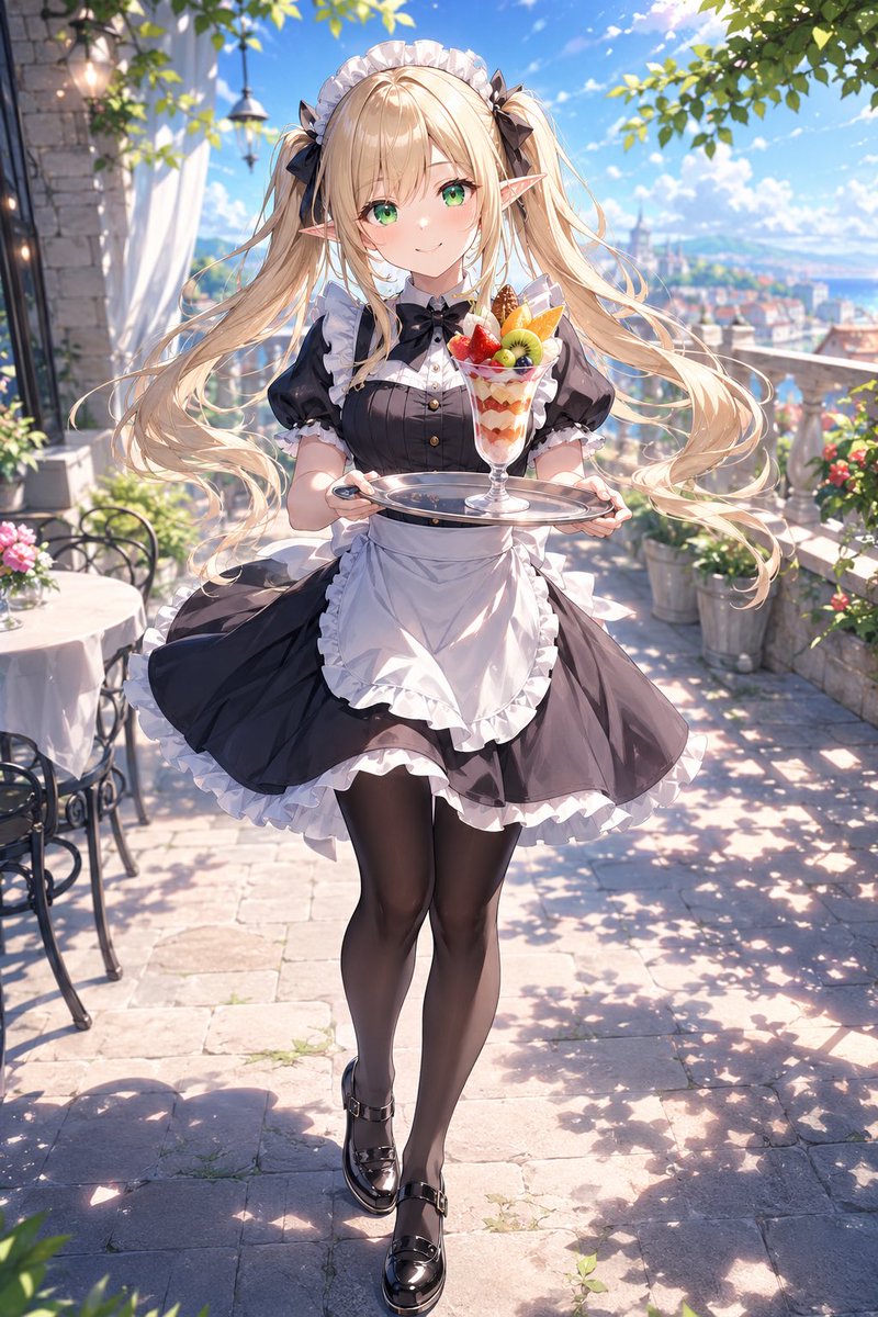 bonne ⭐︎プロフも確認ください⭐︎さま、オーダーメイドページW70タイプ メイド曜 参加させていただきます。 「暑い中､お疲れ様です。 フルーツ