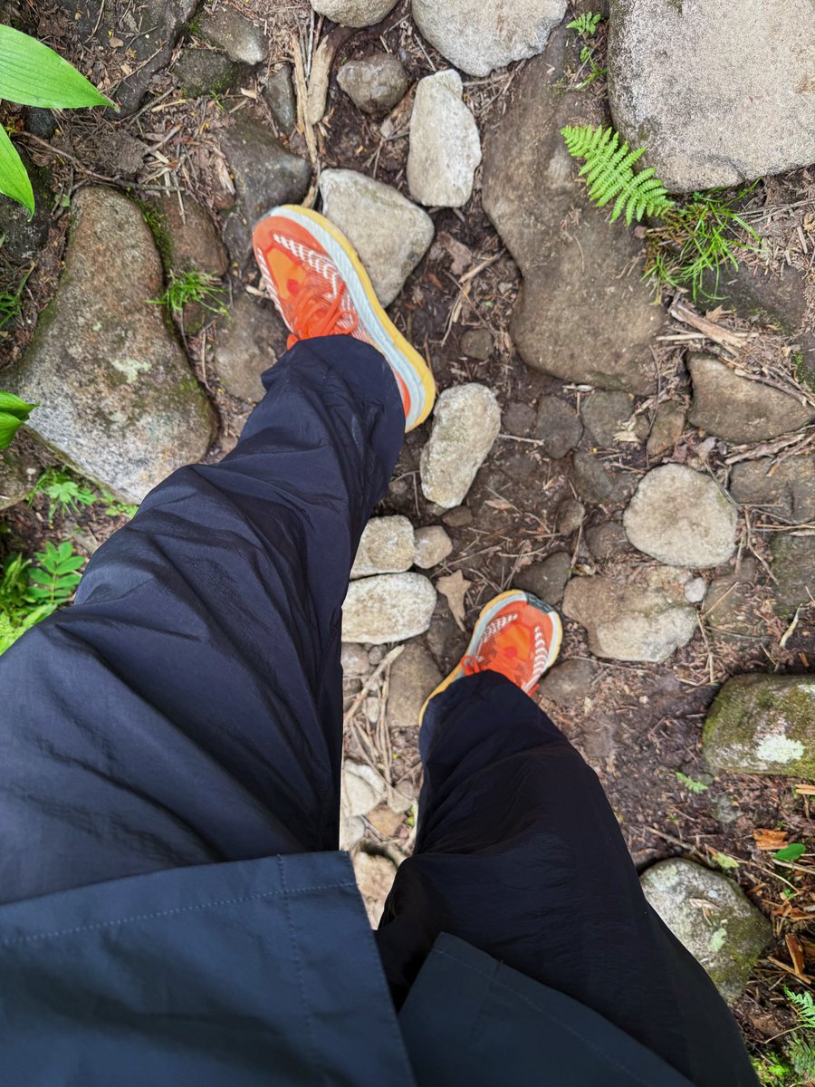 strayhiker's tweet photo. 久々に履いたHOKAに不安定さを覚える。これもベアフットの効果？寄り道しながら駅へ。照井は受付終了で残念。 https://t.co/hbttm3skGd