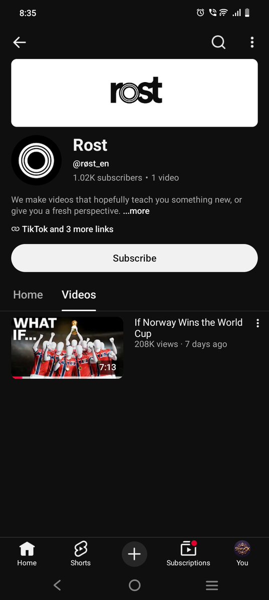 Word213414's tweet photo. A brand new YouTube channel.
Zero subscribers.
One video uploaded.
208K views in 7 days. Monetized.
This is not luck. This is a formula. 💀
The channel is Rost.
Topic? "If Norway Wins the World Cup"
And Norway just beat Brazil and reached the quarterfinals.
That video is about to explode even harder. 🔥
The channel is Rost.
Cinematic 3D AI documentary style.
White mannequin characters in Norway football kits.
One thumbnail text. What if.
208K views. Zero subscribers before. Monetized in days.
And Norway is still alive in the tournament right now.
Every match Norway wins. More people search for Norway World Cup content.
This video gets pushed automatically.
If Norway reaches the final?
This video hits 5M plus views easily. 💀
But here is the bigger picture 👇
This is not just about Norway.
Every team still in the tournament is a video opportunity right now.
→ If France Wins the World Cup
→ If Spain Wins the World Cup
→ If Argentina Wins the World Cup
→ If Morocco Wins the World Cup
Each one sitting ready to explode as the tournament progresses.
And cinematic 3D AI style is what makes these videos impossible to scroll past.
Same formula. Every channel doing it is winning 👇
→ Lume → 242K subscribers → $50K per month
→ Blackfiles → 439K subscribers → $500K earned
→ BoundFiles → my channel → 2.9M views → $31,230 → one video
→ Rost → brand new → 208K views → 7 days → already monetized
The World Cup window is open RIGHT NOW.
Final is July 19.
8 days left to upload and ride this wave.
Full breakdown video of exactly how to do this- video link in pinned post. 👆