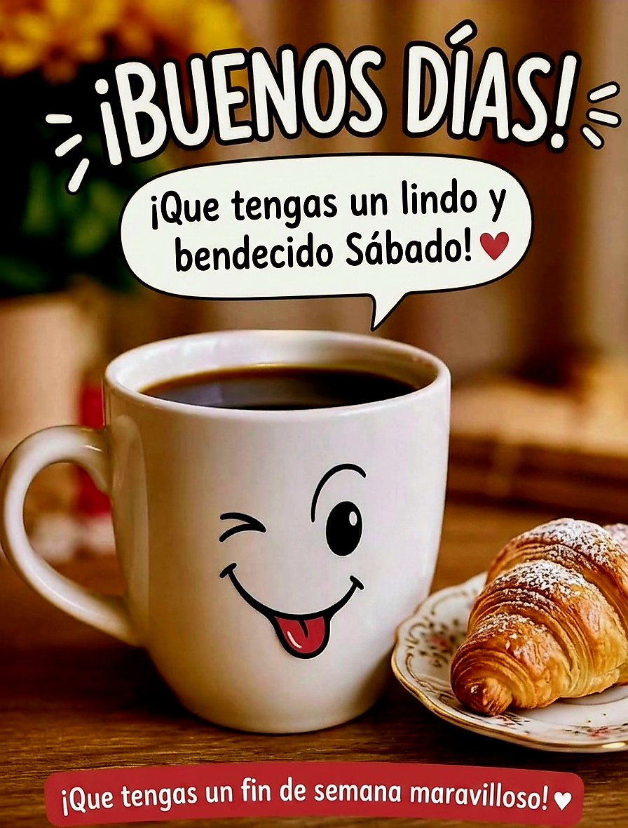 MartinezG9382's tweet photo. Buenos días. Que en este sábado la presencia de Dios te encuentre temprano, ilumine cada rincón de tu casa y de tu corazón. Que convierta lo cotidiano en bendición y te regale un día lleno de paz, gozo y motivos para agradecer.  Que nada te falte y que sientas su compañía. https://t.co/OP0ys3AEuP