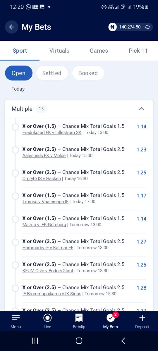 woozzaabets's tweet photo. Favourites to Win or Over 2.5 Goals🔥
X or Over 1.5 or 2.5 Goals Combo 🔥

Let's Play Again 🍻

📌  1️⃣0️⃣+ 1️⃣0️⃣+ Odds 

Codes 👉  RG1YQJ  ||  8Z13KS 

Bookie 👉 @BetKingNG 

Register 👇

https://t.co/TDAs3vJNOs

App download 👇

https://t.co/fwB0kZHqSy https://t.co/CZQjA76hXc