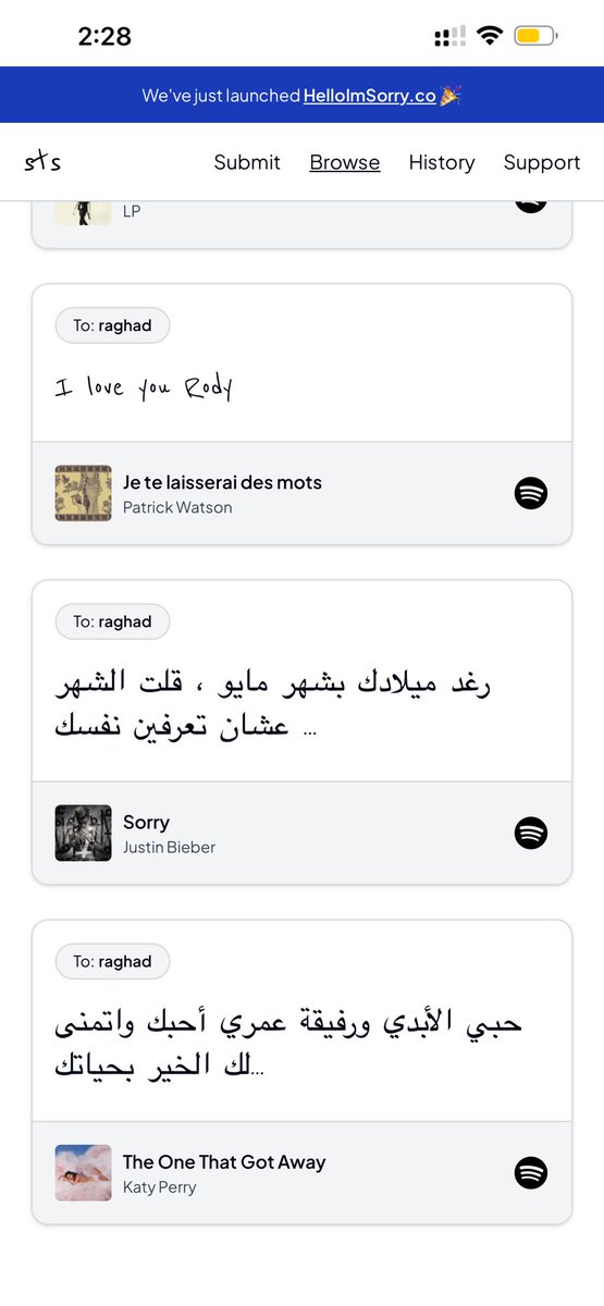 RR_44A's tweet photo. رحت ابحث عن اسمي اشوف الرسايل والأغاني الي مرسلينها لي…Who’s youu https://t.co/Wq4VFgXxNI