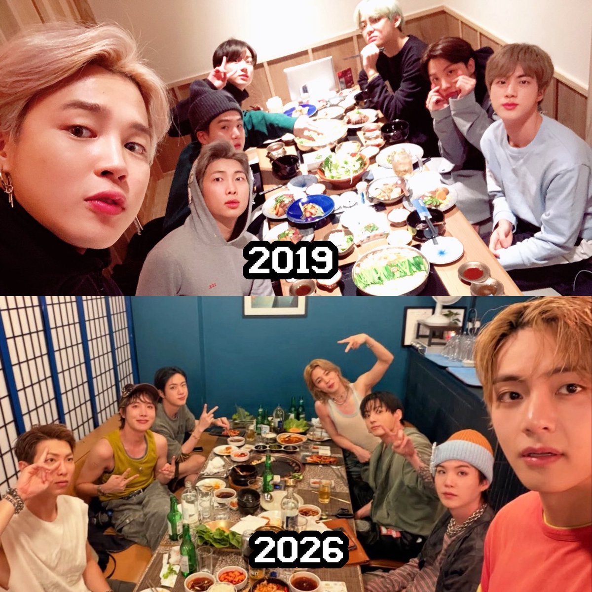 btsdaily77's tweet photo. 7 years later, we’re still one happy family. Always and forever. 🥹💜 https://t.co/pVekq85FF6