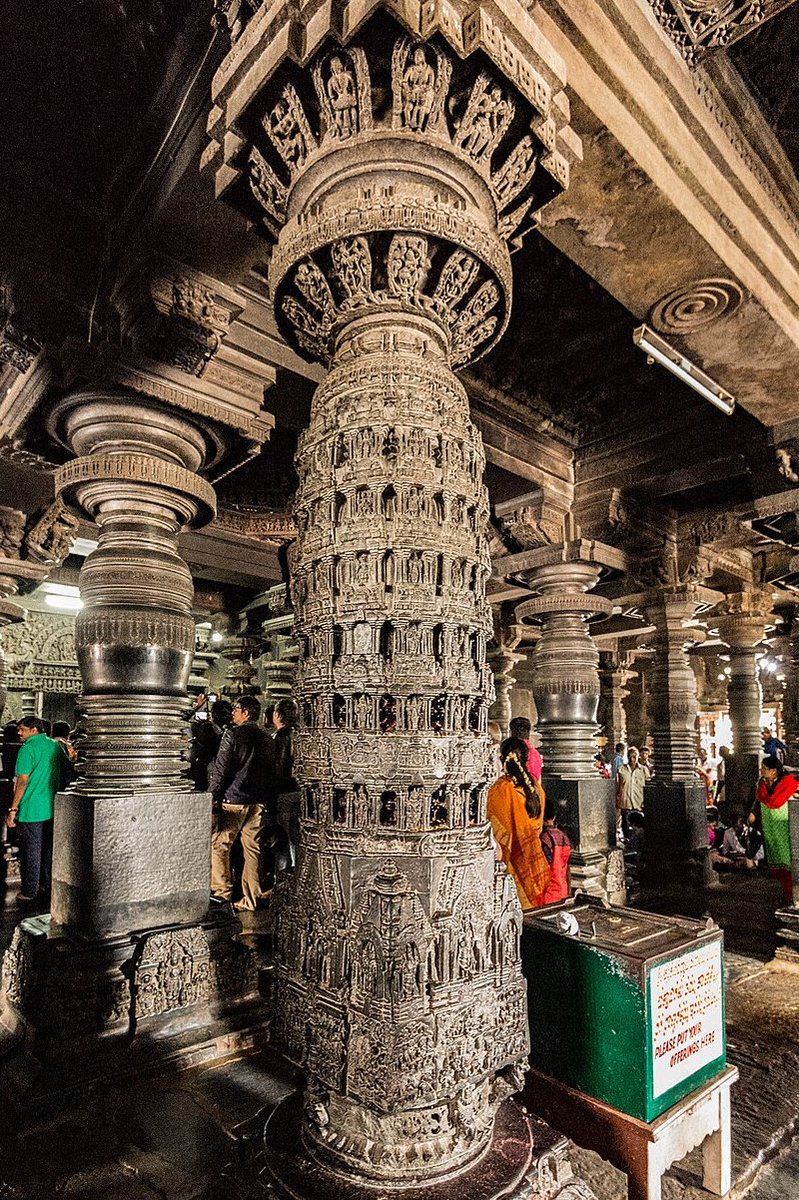itihasa24's tweet photo. Narasimha Pillar, Chennakesava Temple, Belur, Karnataka, India.

The temple was commissioned by King Vishnuvardhana in 1117 CE. https://t.co/IobkkQzVfx