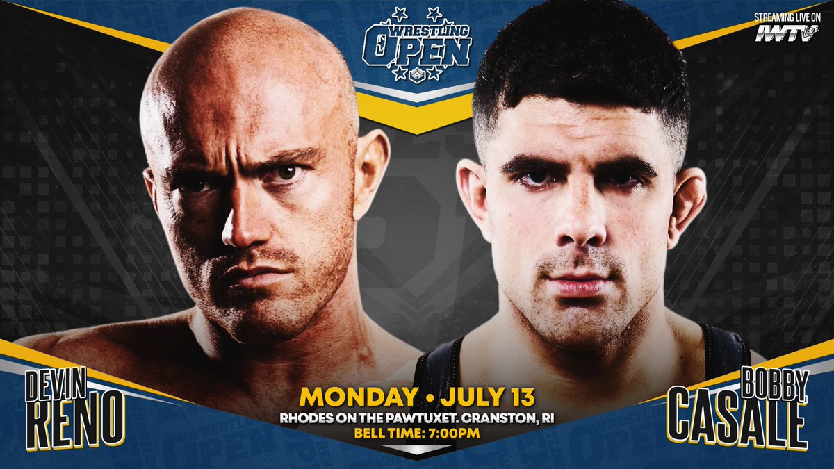 beyondwrestling's tweet photo. ⚓️ @WrestlingOpen this Monday, 7/13!

https://t.co/NvJBmlCSVr

- @BryceDShook vs. @numberone_dojo
- @DVN_RNO vs. @BobbyCasale
- @kyliealexxa sponsored by @Stallard999 vs. @rachel_leyy
- @DjPowersWrestle vs. @JermaineMarbury

Email beyondwrestling@gmail.com to sponsor a wrestler! https://t.co/bYBW6wxjQP