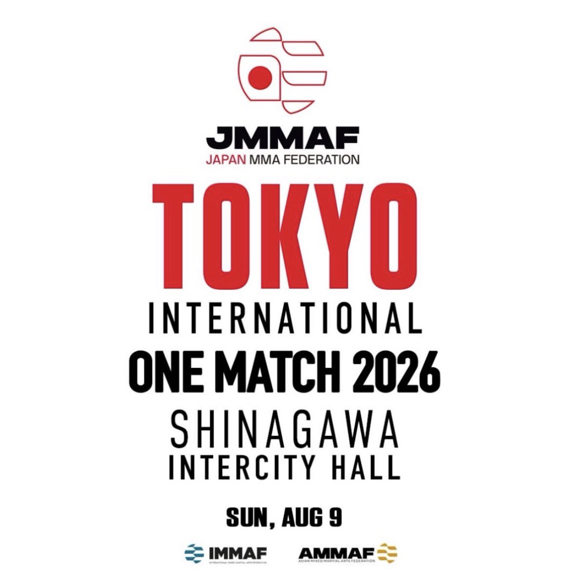 CageSideNote's tweet photo. MMAニュースです🧑💻
JMMAFは8/9に「JMMAF東京国際ワンマッチ交流試合」を開催することを発表。
海外の有望なアマチュア選手を招聘し、日本代表選手と対決。
将来のIMMAF世界選手権へと羽ばたくための第一歩と位置付けされる。
#JMMAF #IMMAF https://t.co/vQBqLxk0IV