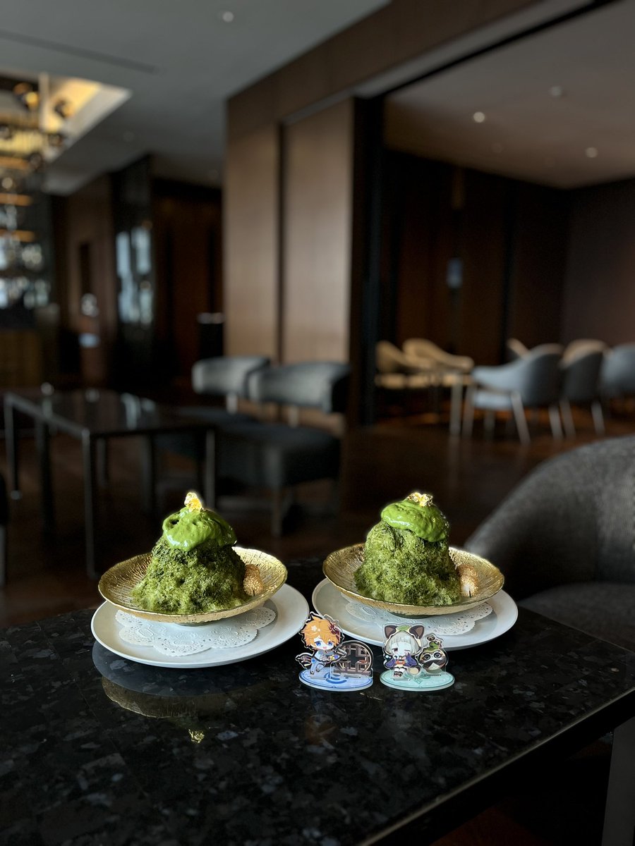tarutopia_'s tweet photo. 📍オークラ東京 Bar&amp;Lounge Starlight

お抹茶かき氷2️⃣杯目💚
エスプーマがふわとろで美味いです、それと追加で頼めるトリュフポテトが本当に美味い🤩🤩
トリュフソースをディップして食べる形式なのでトリュフを堪能、できます。かき氷と交互で無限。絶対頼んで。 https://t.co/piHcSj9Tsf
