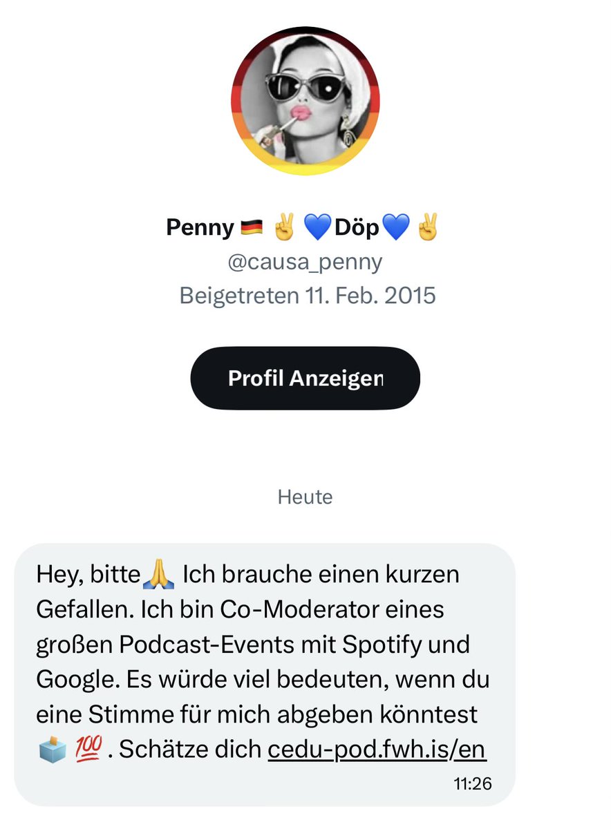 sabinebiiine's tweet photo. 🚨‼️Aktuell bekomme ich von unterschiedlichen Accounts diese Nachrichten.
Wenn ihr so Ähnliche bekommt - geht NIEMALS auf den Link. Diese Accounts wurden vermutlich gehackt‼️ https://t.co/fgZ1zu6tFi