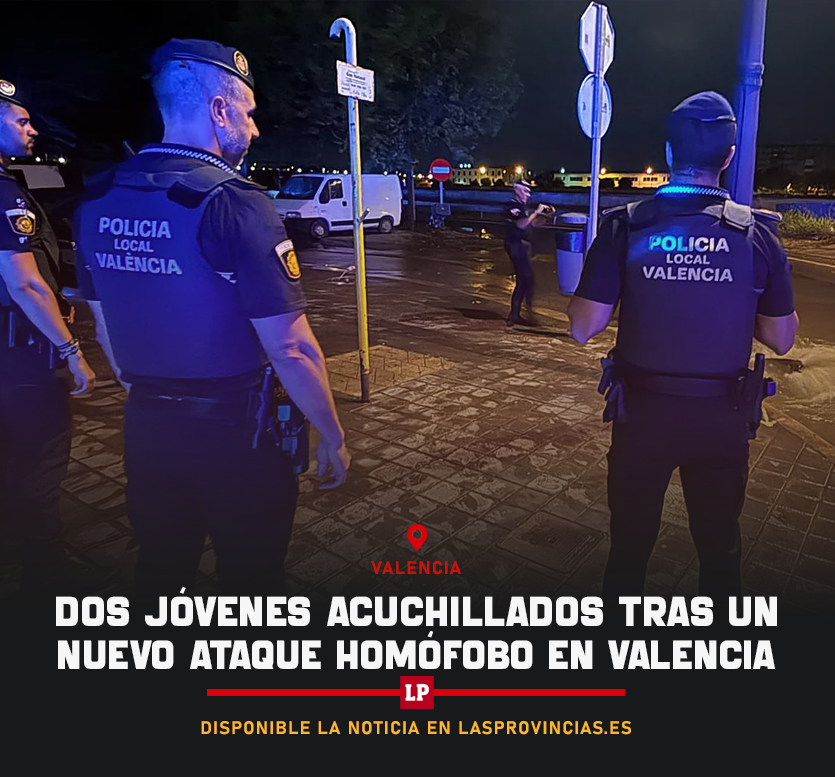 invadidos_com's tweet photo. 🔴 #ÚLTIMAHORA | Un marroquí de 29 años apuñala con cuchillo de cocina a dos parejas homosexuales (19-23 años) en la playa de Malvarrosa.

⚠️ Les robó mientras profería insultos homófobos y puso el arma en el cuello de una víctima. Dos acuchillados en distintas partes del cuerpo. https://t.co/S66hMS7LyB