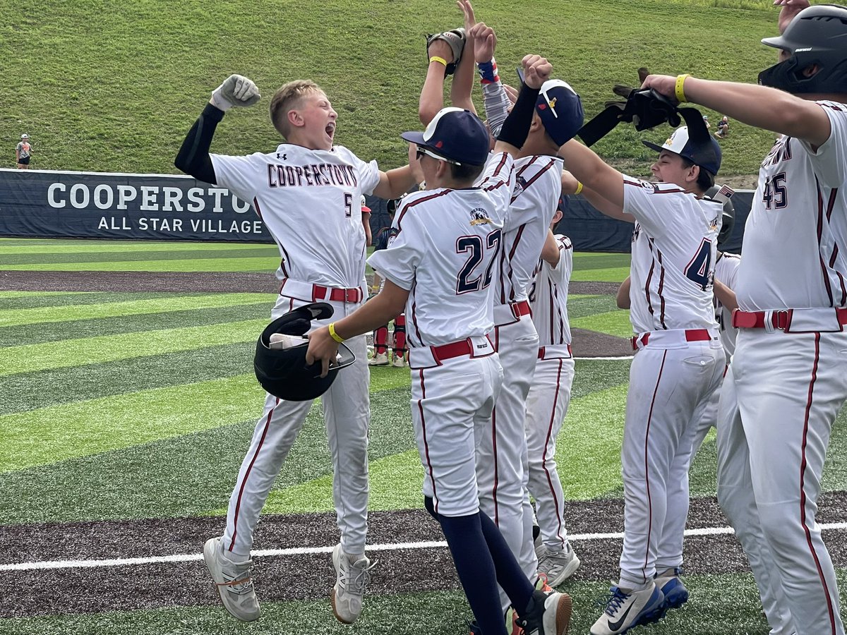 CharlieLombardy's tweet photo. Back to back Cooperstown champions! @T3Warhawks_Rua @baseball_avon @T3_Warhawks https://t.co/Kl4uFMd95m
