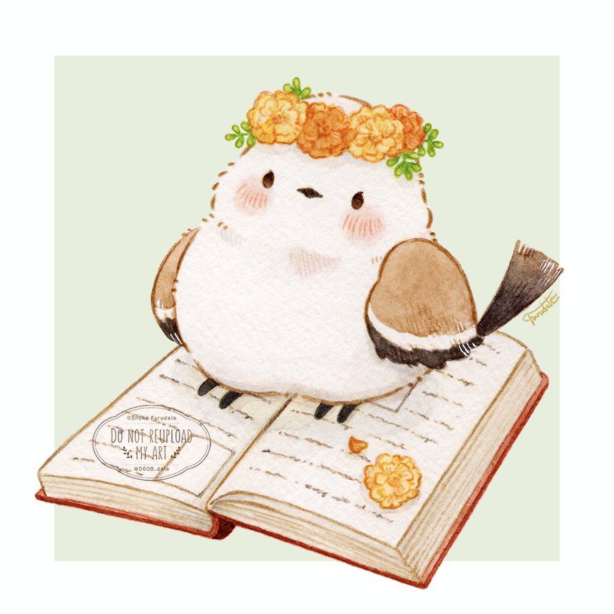 オーダーイラストのシマエナガちゃん🌼