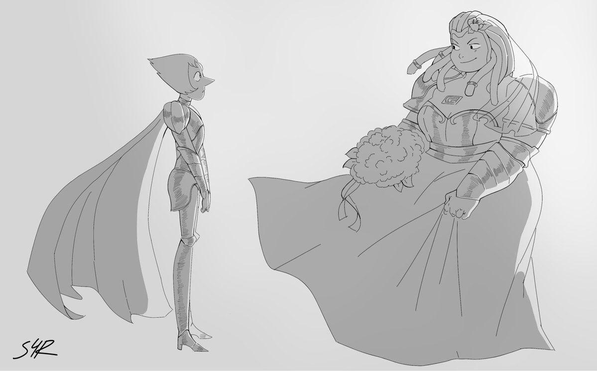Seals4Reals's tweet photo. brides in armor #stevenuniverse https://t.co/sEDwpazlRI