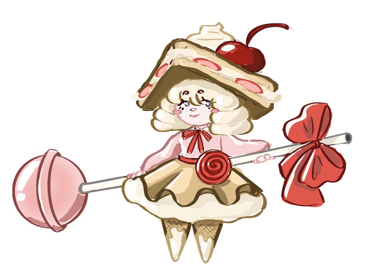 Gnomchansky's tweet photo. A small concept(?) art of the character that I drew on the stream with the teacher, the theme was sweets
Not entirely happy with it, but it's an interesting experience
1 picture - the first draft sketch of the idea

#art #digitalart https://t.co/D4gyz0yNgB