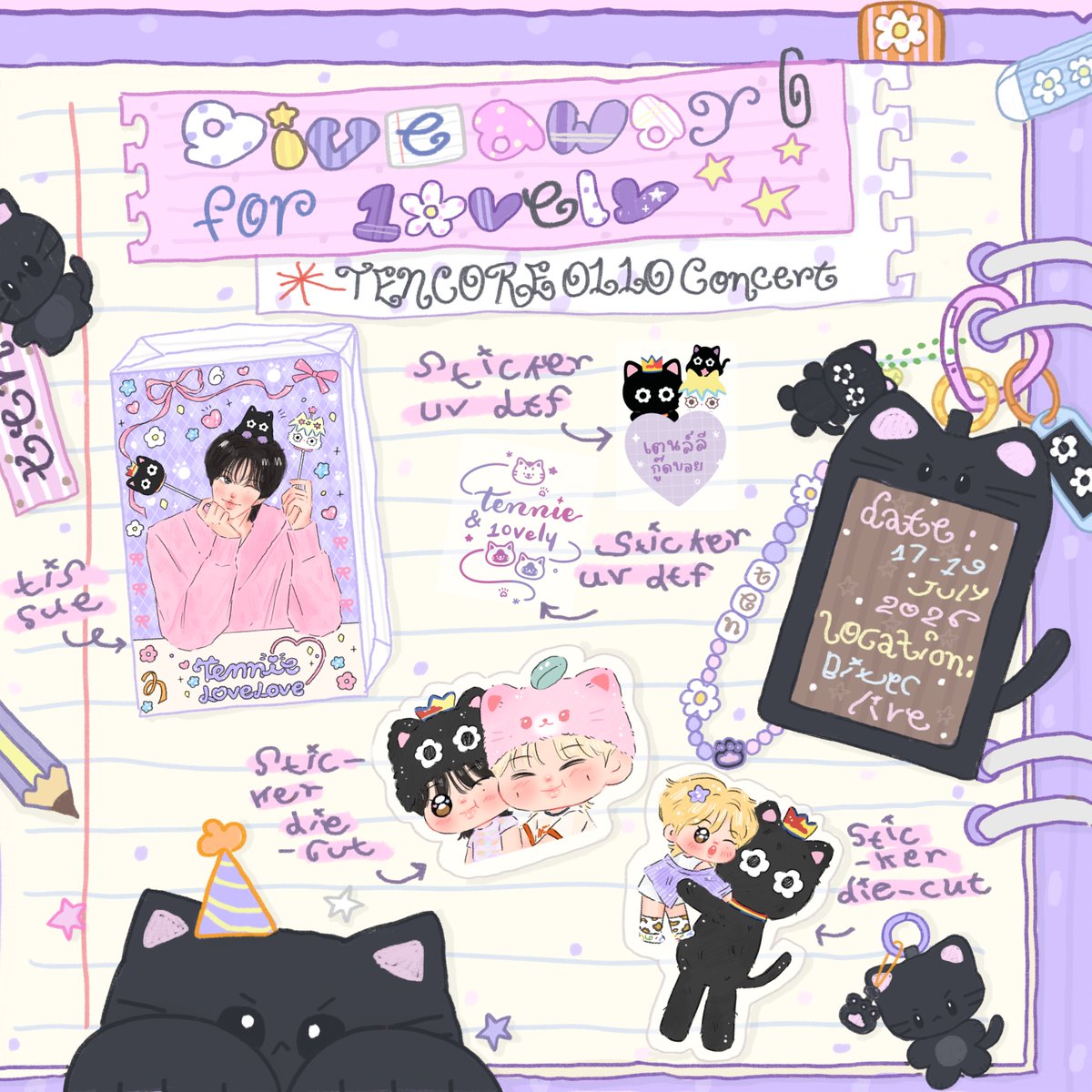 _juseyo_'s tweet photo. 𐙚 giveaway for 10vely ྀི ⟢ 

ꔛ tissue
ꔛ sticker uv dtf 
ꔛ sticker die-cut

💟 17-19 July , Bitec live

#TENCORE0110iscalling
#TENCORE0110Concert https://t.co/LnytQBqK2X