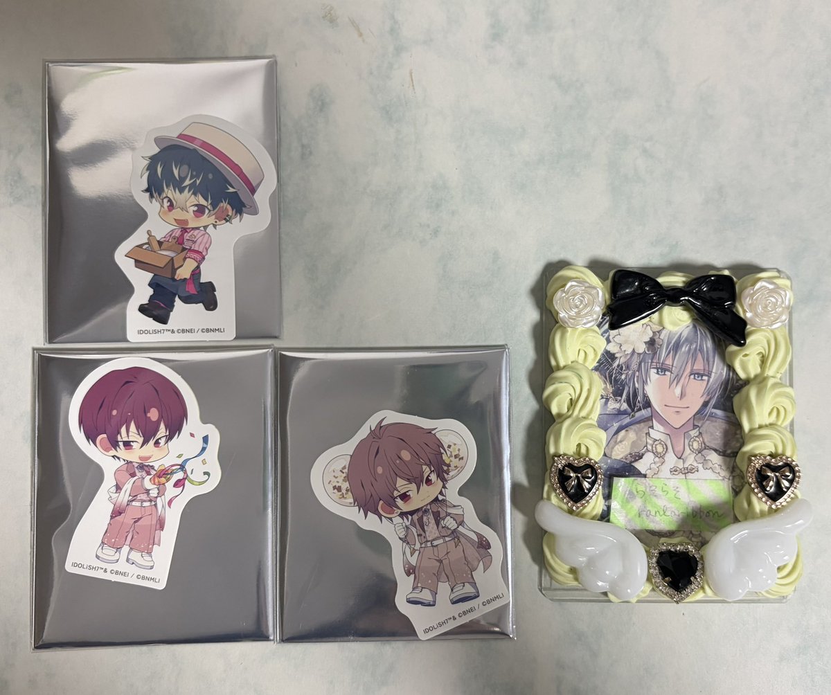 ranlaribbon's tweet photo. 〖交換〗アイナナ アニメイトカフェ アニカフェ アクリルスタンド アクスタ ステッカー

譲⸝⋆
アクスタ
ピザ:天 巳波 虎於
Luminous palette Celebration:巳波 虎於
ステッカー
ピザ:百
Luminous palette Celebration:トウマ 虎於
求⸝⋆ ピザ千

手渡し（12日池袋14-16時の間）、郵送
検索からも◎ https://t.co/VyQzd5FNp2