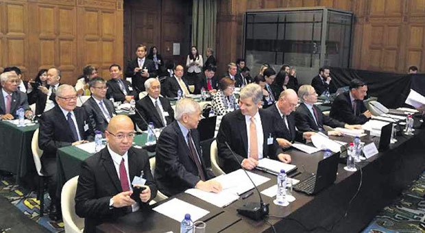 manayleila's tweet photo. Sharing these throwback photos on the eve of the 10th anniversary of the Philippines' victory against China on the West Philippine Sea (WPS) dispute before the Permanent Court of Arbitration (PCA) in The Hague, Netherlands. 

Tagumpay ng ating bansa na nakaukit hindi lang sa kasaysayan ng Pilipinas kundi pati na rin ng buong mundo.

Under the administration and leadership of PNoy, we carried with us his unwavering conviction that bringing our case before the Arbitral Tribunal was the right course for the Philippines.

Looking back, I'm deeply honored and grateful to be part of the Philippine delegation and to have witnessed such a historic moment for our country. 

Isang dekada na ang nakalilipas, nananatili ang ating paninindigan: Ipaglaban ang ating soberanya, karapatan, teritoryo at pambansang dangal.

WPS, #AtinIto. Ipaglalaban natin ito. 🇵🇭

📸 Rappler, Philippine Daily Inquirer & Asia Maritime Transparency Initiative - CSIS