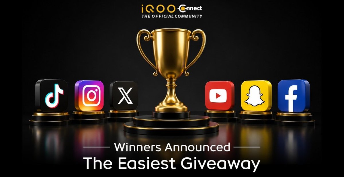 NexusGaminglea3's tweet photo. The winners are finally here! π
Congratulations to all the winners of The Easiest Giveaway. Thanks to everyone who participated! β€οΈ
Check out the winners π
https://t.co/0y27TNWTIv
#iQOOConnect #Giveaway #Questers #iQOOCommunity #WinnersAnnounced https://t.co/ZaOiYVcMn4